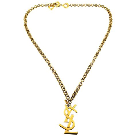 ysl necklase|yves Saint Laurent necklace.